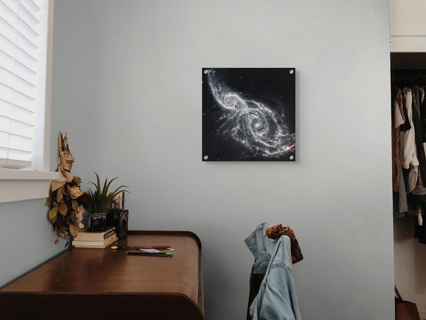 IC2163/NGC2207 Acrylic Print
