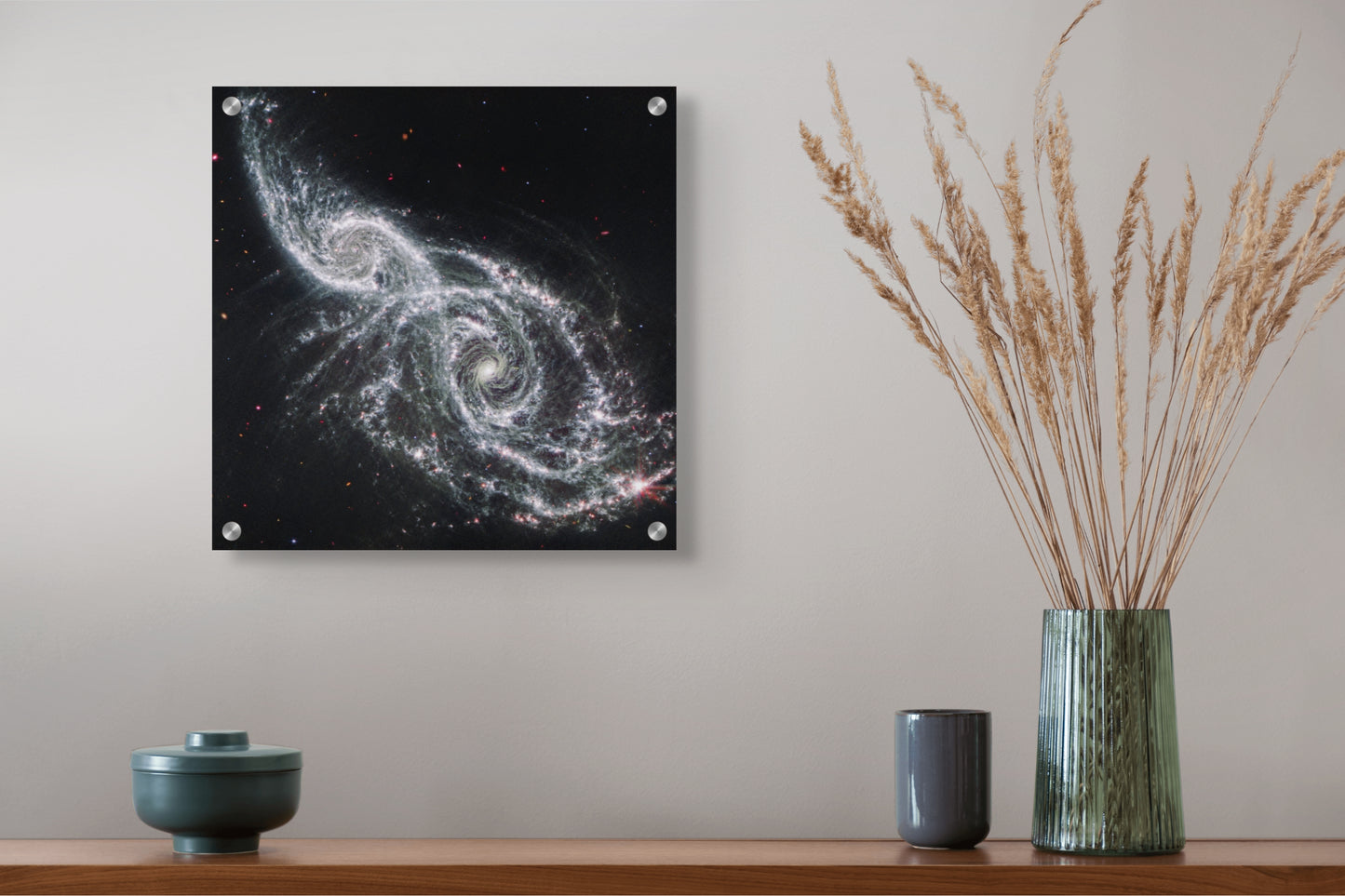 IC2163/NGC2207 Acrylic Print