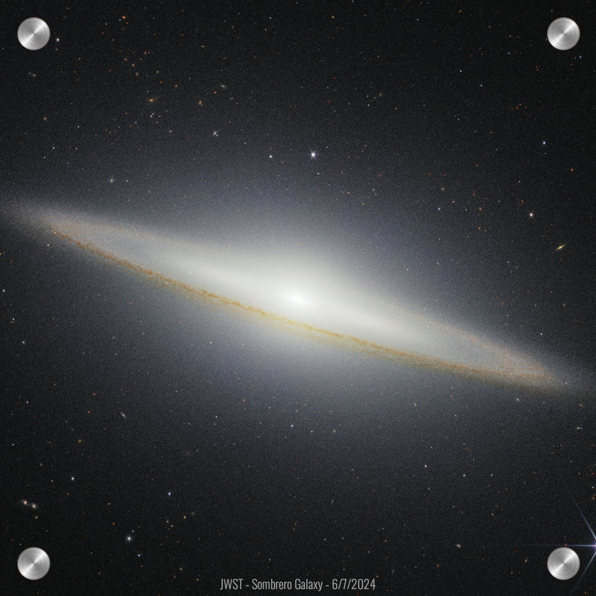 Sombrero Galaxy Acrylic Print