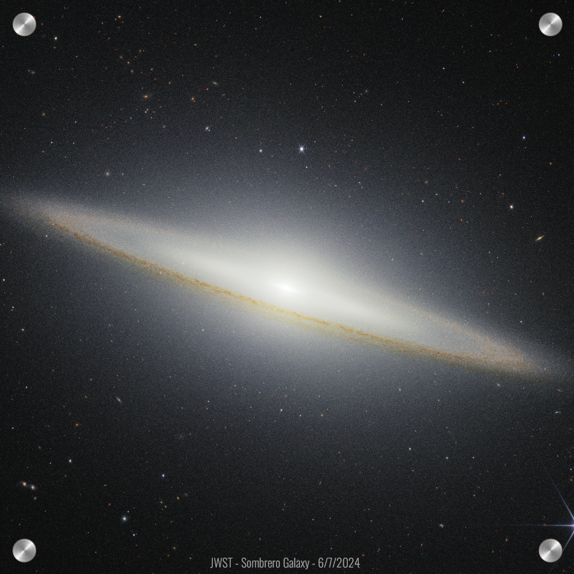 Sombrero Galaxy Acrylic Print